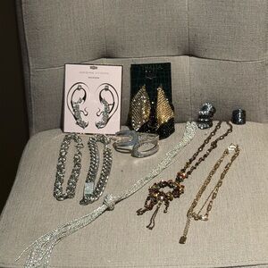 Jewelry Bundle with Silver and Gold Accents